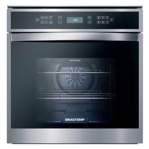 Forno Elétrico Brastemp de Embutir 84L Inox 220V BOT84ARBNA