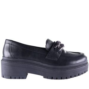 Mocassim Feminina Via Marte 013-006 Preto/Preto