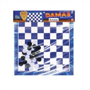Jogos tradicionais em madeira - Damas
