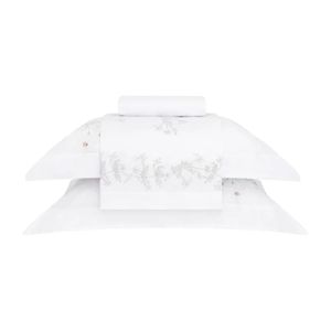 Jogo de Cama 4 Peças King Hedera 100% Algodão Penteado - Buddemeyer