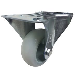 Rodízio Fixo 3 FLR 312 NP 90 KG Nylon 114321 Rod-Car