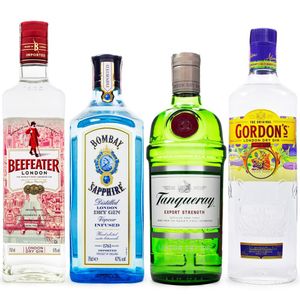 Kit Gin - Os Clássicos London Dry - Beefeater - Bombay Sapphire - Tanq