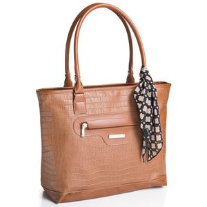Pasta / Bolsa Para Notebook 15.6' Tiracolo Feminina Croco Viccina
