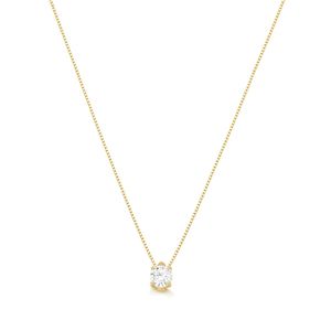 Colar de Ouro 18k com 30 pontos de Moissanite