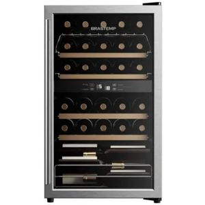 Adega Brastemp 33 Garrafas Dual Zone Inox 110V BZB33BEANA