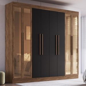 Guarda-Roupas Casal 8 Portas 242cm Multimóveis CR35261