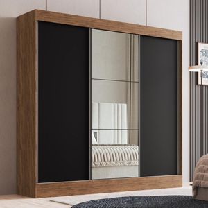 Guarda-Roupas Casal com Espelhos Flex Multimóveis CR35265