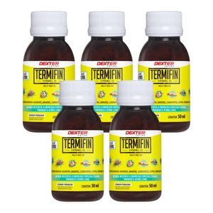 Kit 5 Termifin 50ml Ce Multi-insetos Dexter