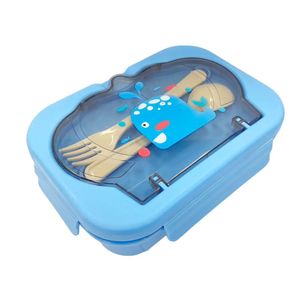 Marmita Infantil c/ Talheres 2446814 Azul - Quanhe