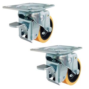 Rodízio Giratório 3” GLROA 312 UFN 170kg 106864 2un Rod-Car