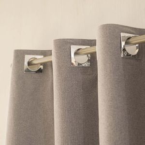 Cortina Blackout Bella Enxovais Vedação 100% 260x180cm Cinza