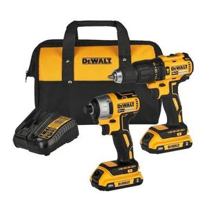 "Combo Parafusadeiras Furadeira de Impacto 1/2"" / 1/4"" DCK276D2-BR DeWalt"