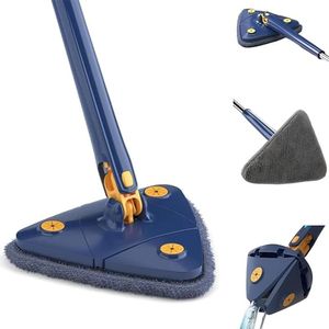 Mop Esfregão Triangular 360º N2446840 Azul - Quanhe