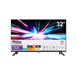 "Smart TV 32"" Philco HD DLED PTV32G7PR2CGB com Sistema Operacional Roku TV, Processador Quad Core, HDMI e Dolby Audio"