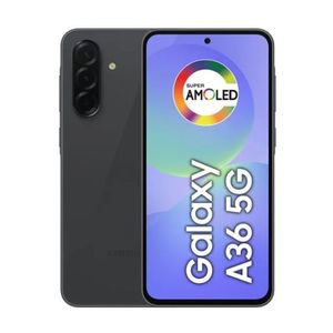 Smartphone Samsung Galaxy A36 5G Tela 6.7 128GB 6GB RAM Camera Tripla 50MP AI Preto