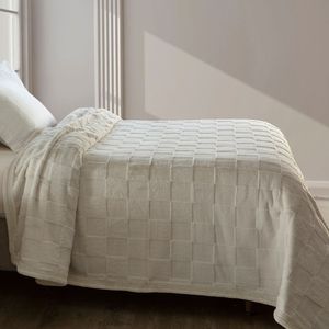 Cobertor King Size Jolitex Lili Katz 5D Cubes 500 g/m² Bege