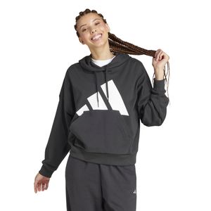 Blusão Adidas Big Logo French Terry Loose Feminino