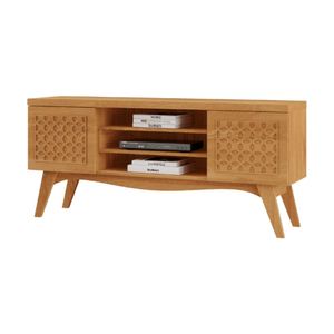Rack para TV até 65 Polegadas com 2 Portas Retrô Multimóveis CR45300