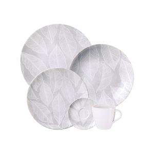 Aparelho de Jantar Arbo 20 Peças em Porcelana Decorada - Tramontina