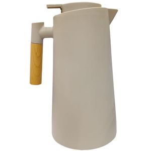 Garrafa Térmica Cabo de Madeira 1L N2450428 Cinza - Quanhe