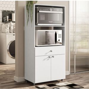 Armário de Cozinha para Forno/Micro-ondas com 2 Portas e 1 Gaveta Multimóveis CR20347
