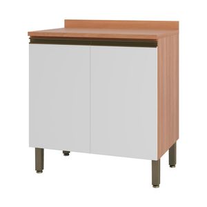 Balcão de Cozinha com Tampo para Cooktop e 2 Portas 80cm Multimóveis CR20396
