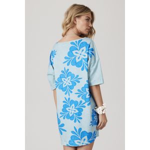 Camiseta Básica Azul Coleção Pira Omomba''e Yacamim Q6