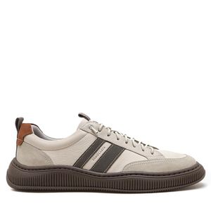 Tênis Masculino Democrata Denim Vibe 625101 Creme/Neve