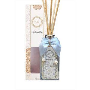 Difusor para Ambiente 250ml Flor de Algodão Vidro - Artesaly