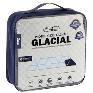 Protetor de Colchão King Size Impermeável Jolitex Glacial