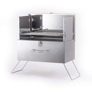 BOX BBQ® LÉGER / Churrasqueira Portátil / 100% Inox