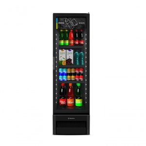 Cervejeira Metalfrio Optima 337L All Balck Slim 1 Porta 127V VN28RH