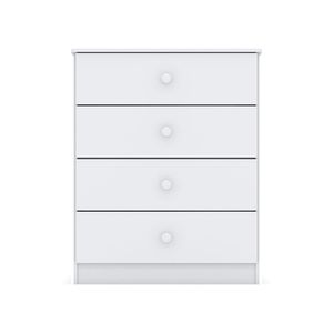 COMODA NFANTIL HENN LABIRINTO BRANCO 4 GAVETAS (I714-10)