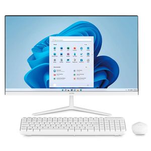 Computador All In One Ultra UB830, 23.8" Full HD, Intel Celeron N4020, 4GB RAM, SSD 120GB, Windows 11 Home, Branco