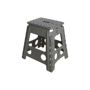 Banqueta Dobrável Basic 39x21 Cinza - A\CASA