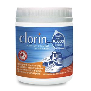 Clorin 10000 Pacote Com 25 Pastilhas 1 Unidade Nautika