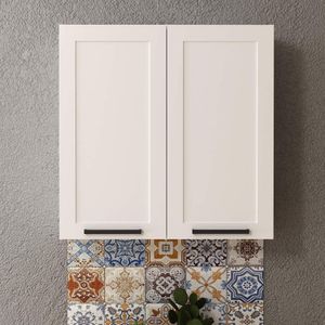 Armário de Cozinha Aéreo em MDF com 2 Portas 80cm Multimóveis CR20431