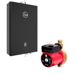 Aquecedor 20L Black Wifi GN Bivolt + Bomba 120W 127V Rheem