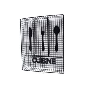 Porta Talheres em Aço 32cm - Western Home