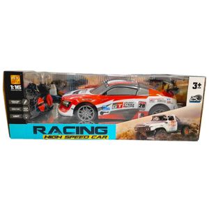 Carrinho Controle Remoto Sem Fio Racing Vermelho - Quanhe