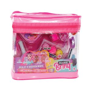 Bolsa Kit de Maquiagem Infantil 14 Peças MK03 - Polibrinq