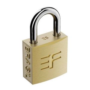 Cadeado Latonado 25mm 3F CAD25LT