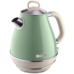 Chaleira Elétrica Ariete Vintage Verde com Base 360 Graus 1,7L