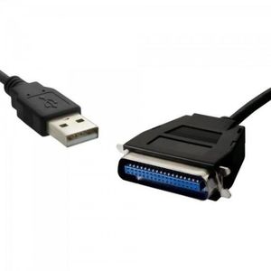 Cabo USB Para Paralelo 36 Pinos 1,8M Preto Storm