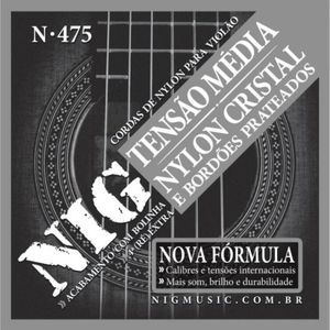 Encordoamento Para Violão Nylon .028 N475 NIG