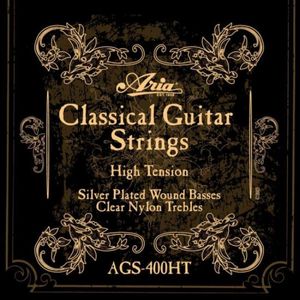 Encordoamento Para Violão Nylon Tensão Alta AGS400HT Aria Guitars
