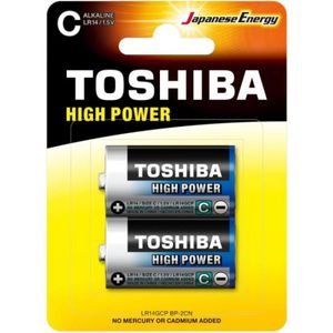 Pilha Alcalina C 1,5V LR14GCP (Com2 Pilhas) Toshiba
