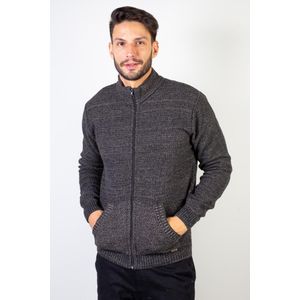 Jaqueta masculina de malha com bolsos 50572