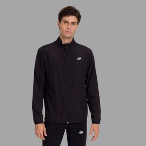 Jaqueta New Balance Windbreak Masc Sport Essentials Pto Bk