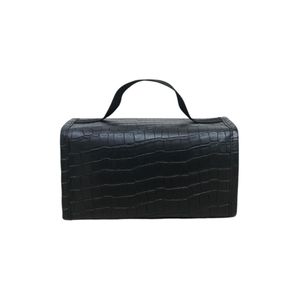 Necessaire em Croco Com Divisórias Feminina Viccina